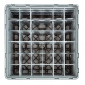 Suporte para copos com 36 compartimentos Camrack Bege - L 500 x P 500mm - Cambro