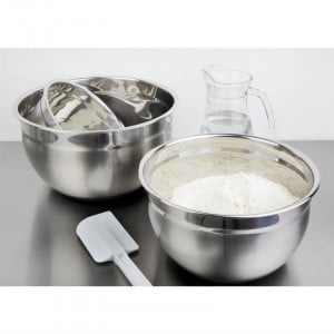 Stainless Steel Bowl with Silicone Bottom - 8 L - Vogue