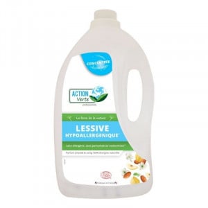 Hypoallergenic Liquid Laundry Detergent - Almond and Quince Scent - 5 L - Green Action