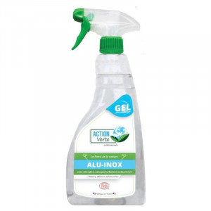 Spray Gel Nettoyant Dégraissant pour Inox et Aluminium - 750 ml - Action Verte