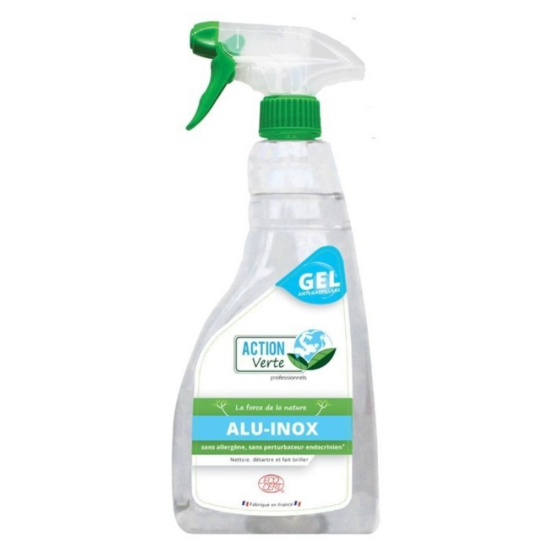 Gel de limpeza desengordurante em spray para inox e alumínio - 750 ml - Ação Verde