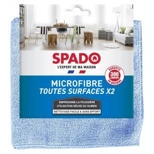 Microfiber All Surfaces - 380 x 380 mm - Pack of 2 - SPADO