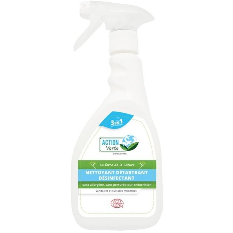 Spray de Limpeza Desincrustante e Desinfetante - 500 ml - Ação Verde