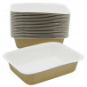 Sealable 750 cc Cardboard Tray - Pack of 50