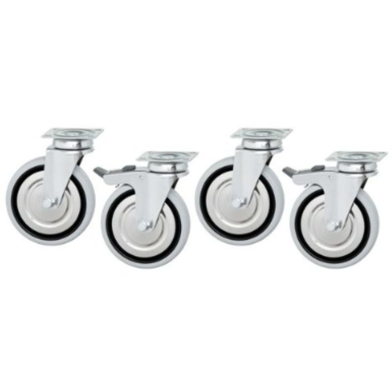 Wheels for Low Furniture - Set of 4
