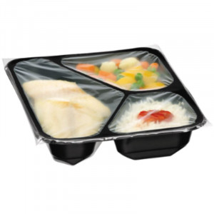 3-Compartment PP Tray for Semi-Automatic Sealer - Pack of 50