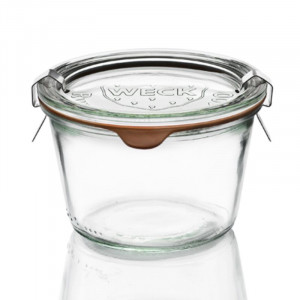 Glass Weck Straight Jar - 370 ml - Set of 6