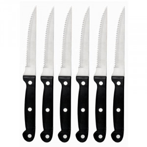 Kitchen Knife - Serrated Blade - Set of 6 - Lacor