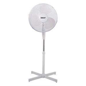 Oscillating white pedestal fan 406mm - FourniResto - Fourniresto