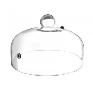 Cloche de vidro plana com ventilação - ø 260 mm