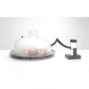 Cloche de vidro plana com ventilação - ø 260 mm