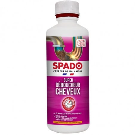 Desentupidor de cabelo para canos - 500 ml - SPADO