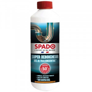 Gel Super Déboucheur Utra-Concentré - 500 g - SPADO