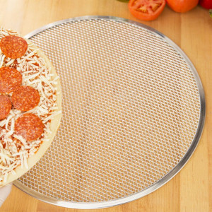 Placa de Pizza Perfurada Ø 350 mm Alumínio — Pro