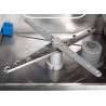 Professional Glass Washer with Rinse Aid Dispenser and Detergent - 35 x 35 cm
