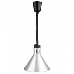 Silver Conical Heat Lamp Dynasteel - Keeps food warm for catering professionals