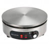 Crêpière Électrique Pro Ø 400 mm 3000 W — Placa de Ferro Fundido