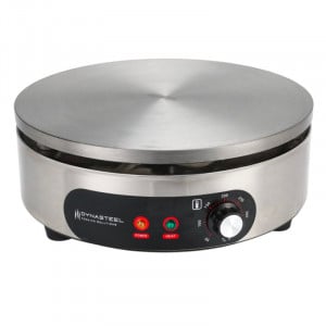 Crêpière Électrique Pro Ø 400 mm 3000 W — Placa de Ferro Fundido