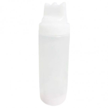 Garrafa com 3 Bicos Vertedores em Plástico - 600 ml - Ideal para Restauração