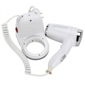 Secador de Cabelo de Parede 1100 W Branco ABS | Hotel & CHR