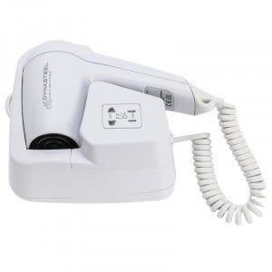 Secador de Cabelo de Parede 1100 W Branco — Hotel & Spa