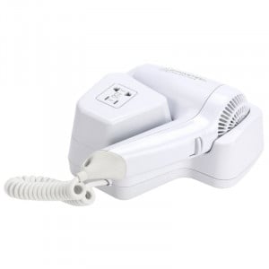 Secador de Cabelo de Parede 1100 W Branco — Hotel & Spa