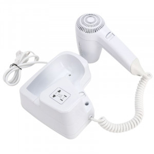 Secador de Cabelo de Parede 1100 W Branco — Hotel & Spa