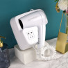 Secador de Cabelo de Parede 1100 W Branco — Hotel & Spa