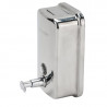 Stainless steel wall-mounted soap dispenser - 800 ml | Dynasteel