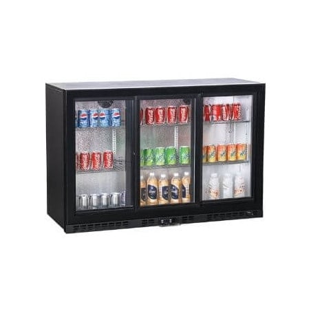 Arrière-Bar Refrigerado Compacto 3 portas de vidro