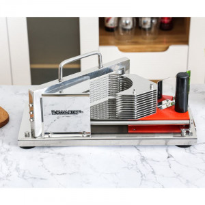 Cortador de Tomates Profissional Inox — Fatiador Manual