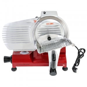 Professional Red Gravity Ham Slicer 250 mm - Dynasteel