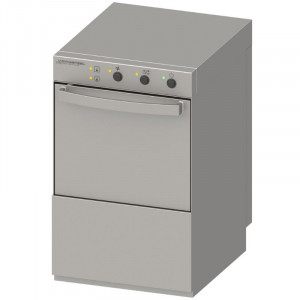 Professional Glass Washer with Rinse Aid Dispenser and Detergent - 35 x 35 cm