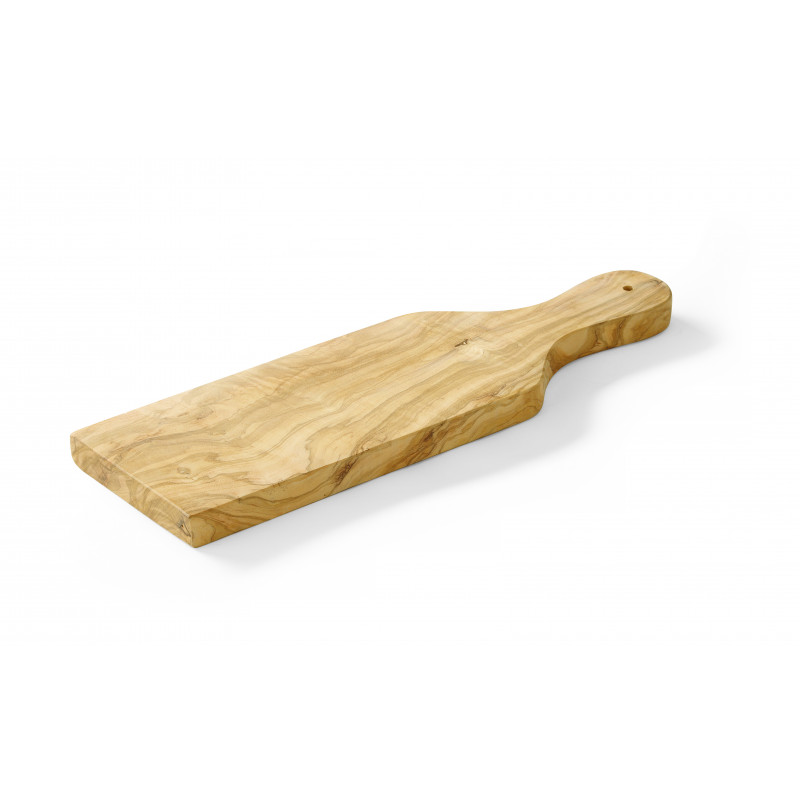 Tabuleiro de queijo em madeira de oliveira - 350 x 120 mm - Hendi