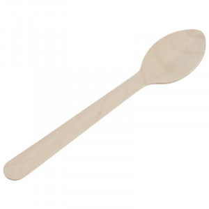 Wooden Soup Spoon - 160 mm - Pack of 100