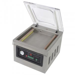 Máquina de Embalagem a Vácuo com Campânula 900 W - Soldadura 400 mm Inox
