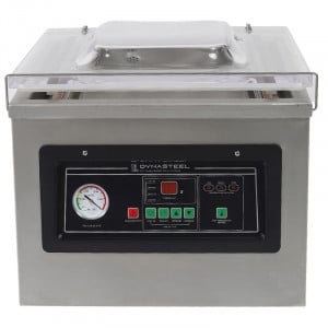 Máquina de Embalagem a Vácuo com Campânula 900 W - Soldadura 400 mm Inox