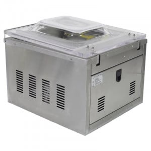Máquina de Embalagem a Vácuo com Campânula 900 W - Soldadura 400 mm Inox
