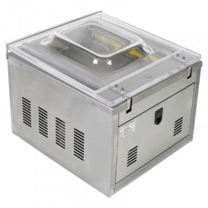 Máquina de Embalagem a Vácuo com Campânula 900 W - Soldadura 400 mm Inox
