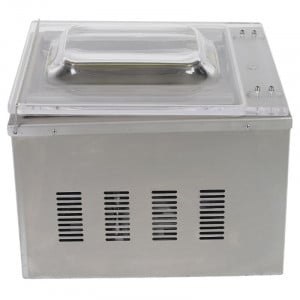 Máquina de Embalagem a Vácuo com Campânula 900 W - Soldadura 400 mm Inox