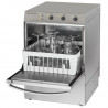 Professional Glass Washer with Rinse Aid Dispenser and Detergent - 35 x 35 cm