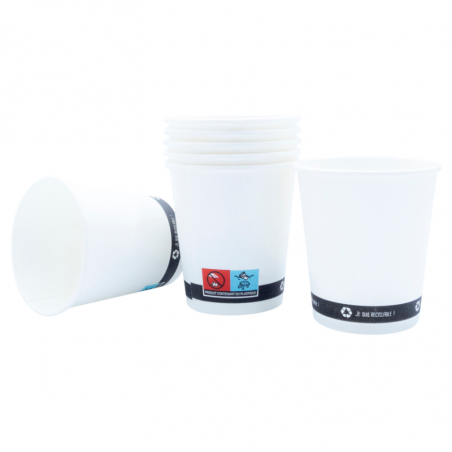 White Paper Cups - 18 cl - Pack of 1000