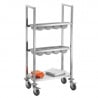 Cutlery Trolley in Stainless Steel - Bartscher