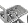 Cutlery Trolley in Stainless Steel - Bartscher