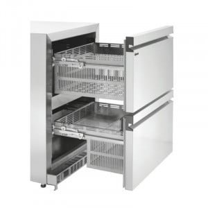 Mesa Refrigerada 2 Portas 2 Gavetas - L 600 x P 600 mm - Bartscher