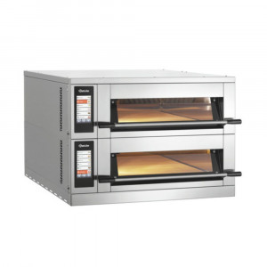 Pizza oven - 2 chambers - 400 V - Bartscher