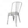 Steel Bistro Chairs - Set of 4 - Bolero