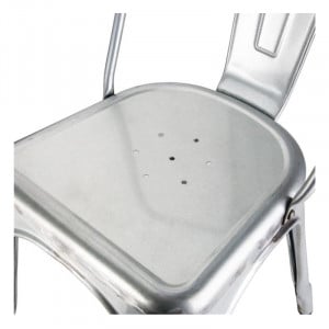 Cadeiras Bistro em Aço - Lote de 4 - Bolero