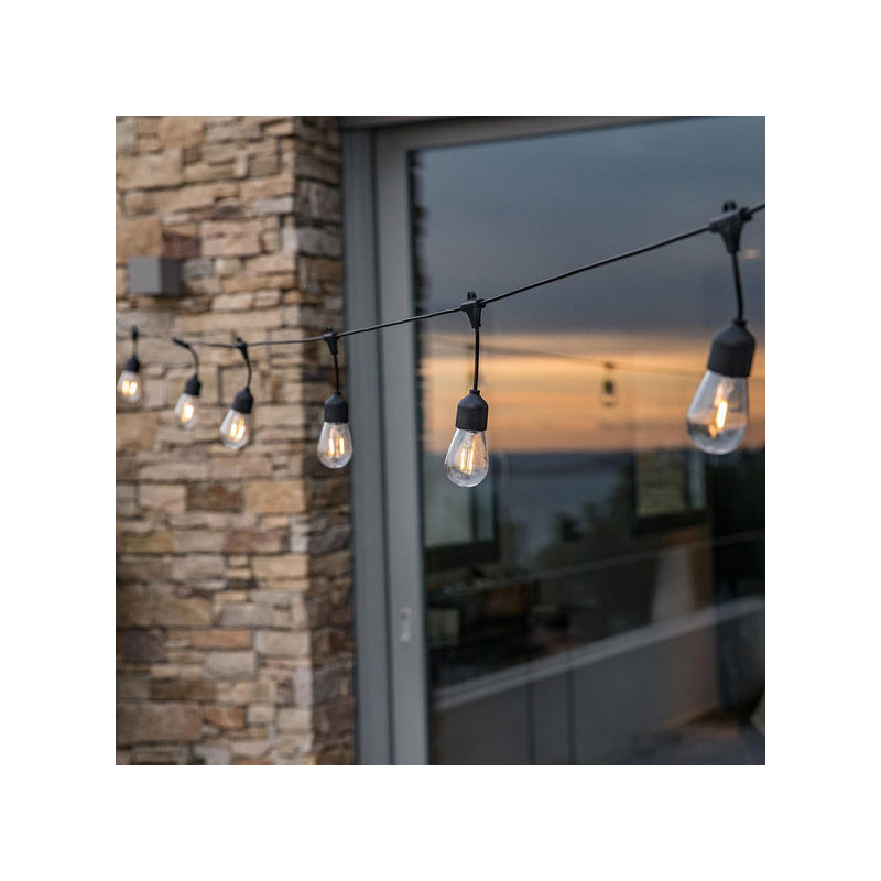 Guirlanda de Luz Solar com Lâmpada de Filamento - Mafy Solar - Lumisky Guirlanda de Luz Solar com Lâmpada de Filamento - Mafy Solar - Lumisky