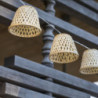 Solar and Plug-in LED Bamboo Light Garland - Chill Hybrid - Lumisky